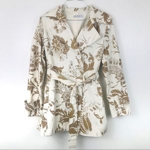 cAbi Flower Wimbledon Courts Trench Coat